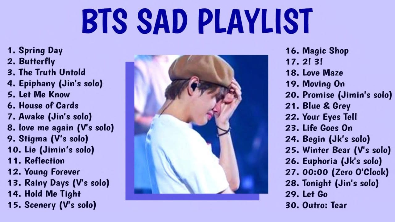 BTS Sad Playlist 2023 [Chill,Study,Relax] (2023) Full Poster HD — Watch & Download on MovieBox