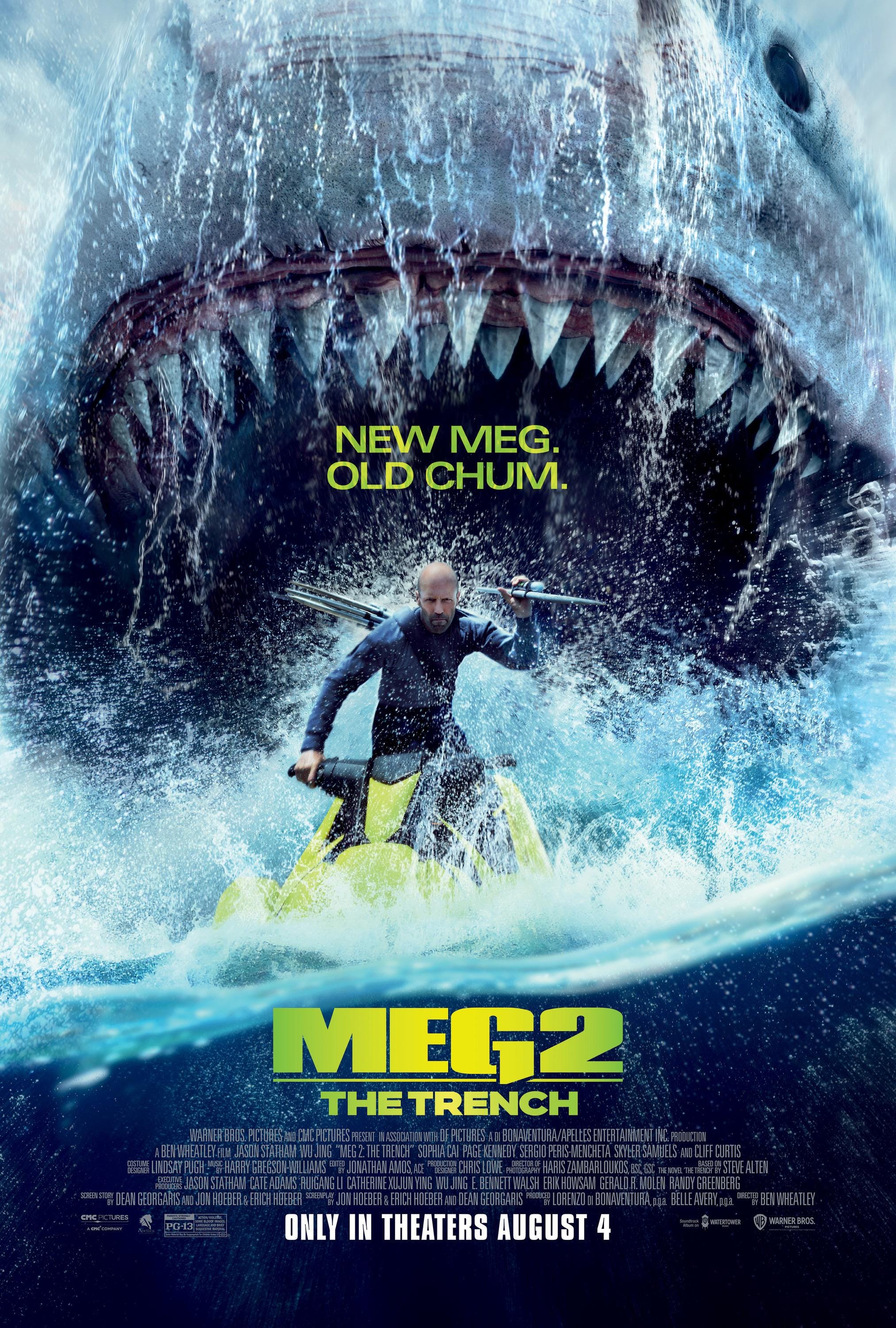 Meg 2: The Trench (2023) Full Poster HD — Watch & Download on MovieBox