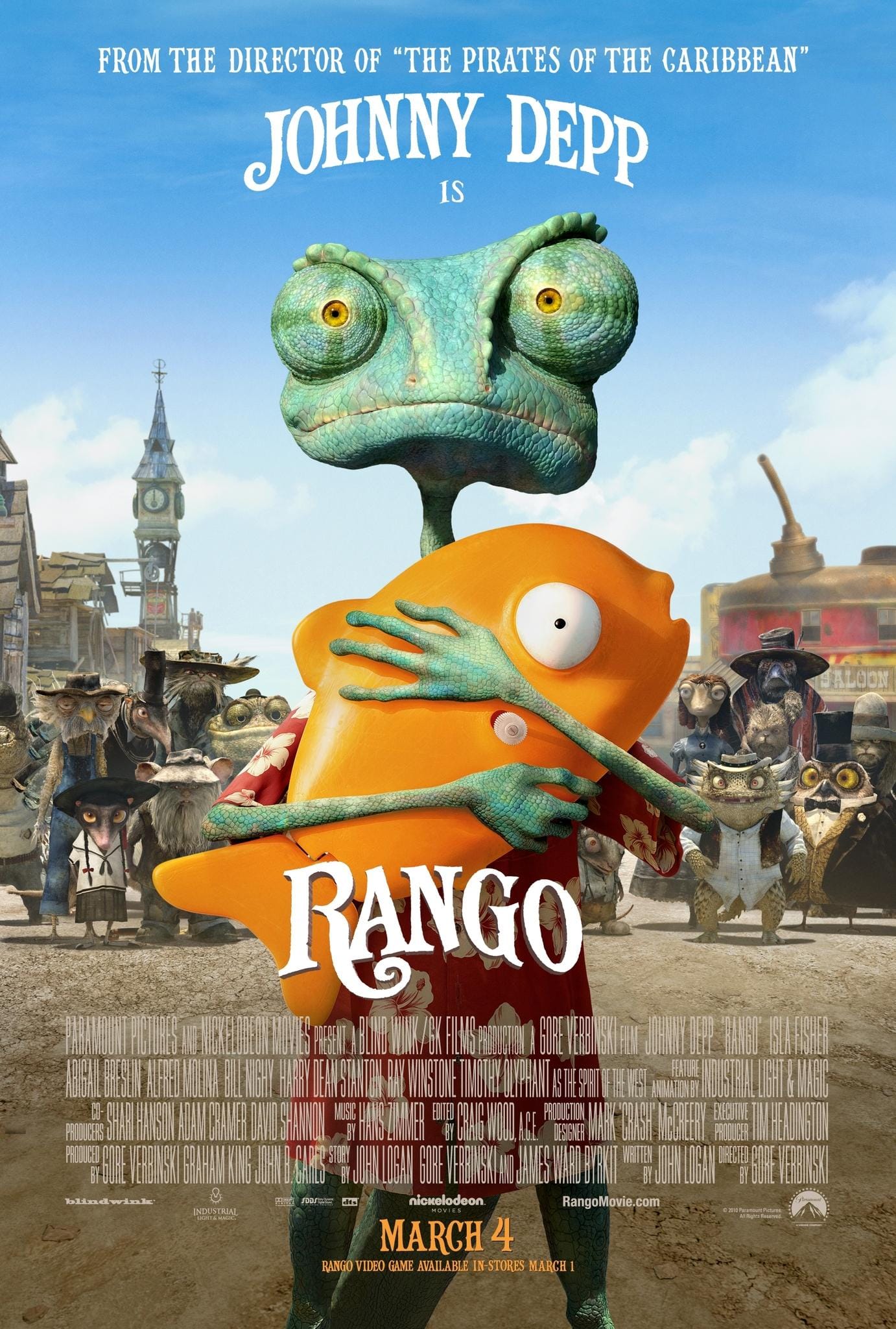 Rango (2011) Full Poster HD — Watch & Download on MovieBox