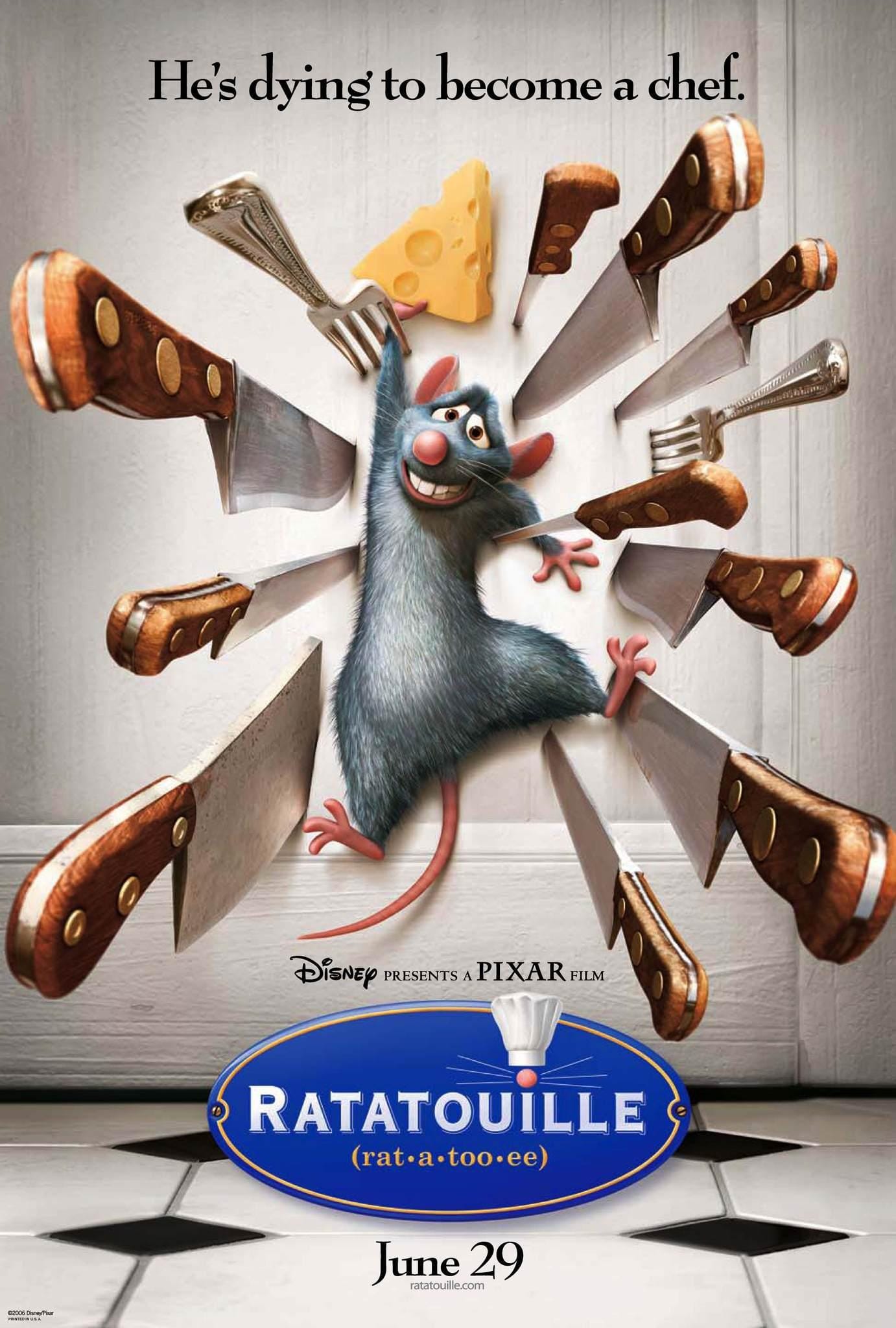 Ratatouille (2007) Full Poster HD — Watch & Download on MovieBox