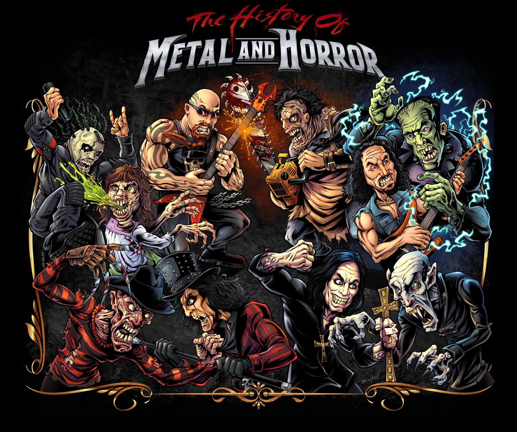 The History of Metal and Horror (2021) Full Poster HD — Watch & Download on MovieBox