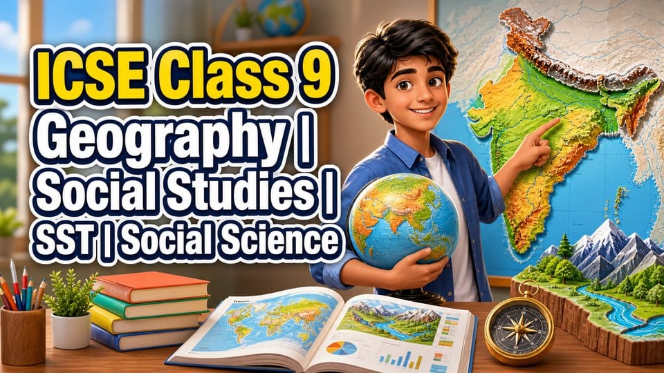 ICSE Class 9 Geography | Social Studies | SST | Social Science (2025) Full Poster HD — Watch & Download on MovieBox