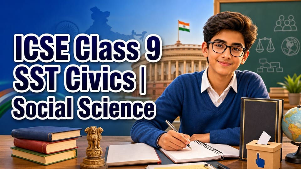ICSE Class 9 SST Civics | Social Science (2025) Full Poster HD — Watch & Download on MovieBox